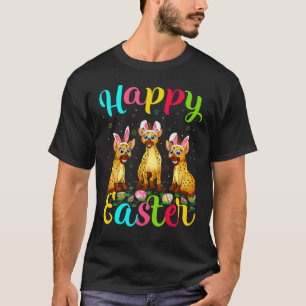 T-shirt Hyena Drôle OEuf de Pâques Bunny Hyena Joyeux Pâqu