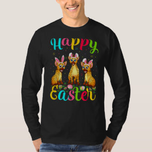 T-shirt Hyena Drôle OEuf de Pâques Bunny Hyena Joyeux Pâqu