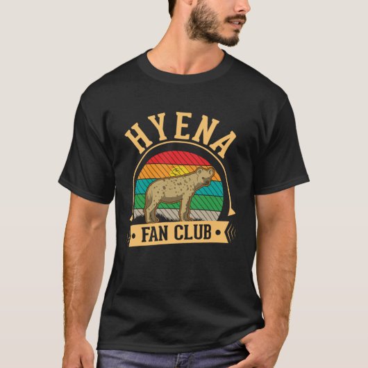 T-shirt Hyena Fan Club Aardwolf Hyena (Devant)