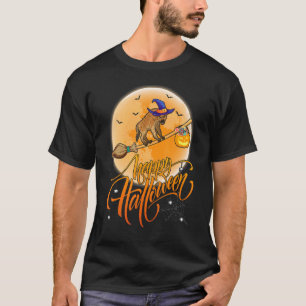 T-shirt Hyena Ride Witch Shotgun Moon Vintage Hyena Hallow