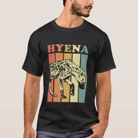 T-shirt Hyène rayé (Devant)