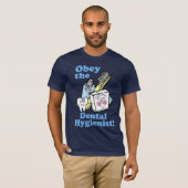 T-shirt Hygiéniste dentaire drôle (Devant entier)