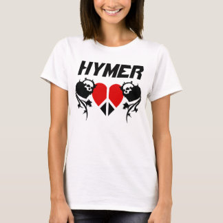 T-shirt Hymer White Peace Backside