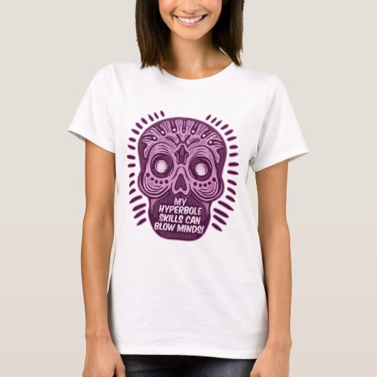 T-shirt Hyperbole Funny ANGLAIS LANGUE (Devant)