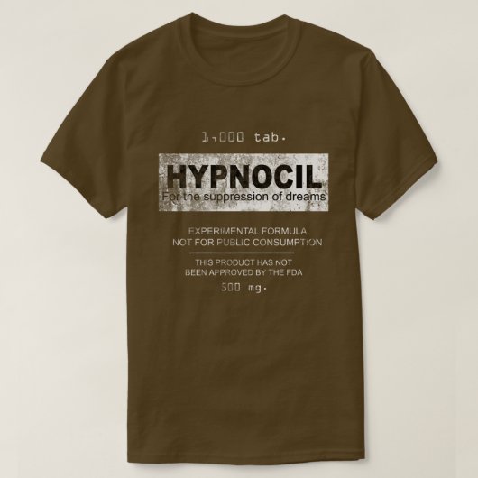 T-shirt Hypnocil en détresse (Design devant)