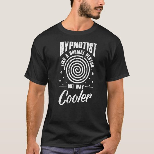 T-shirt Hypnose Sleep Hypnotist Guide Spiral Obtenir Hypno (Devant)