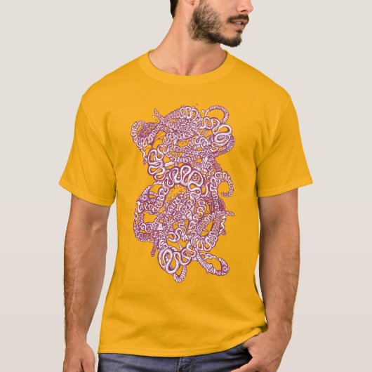 T-shirt Hypnotic Amorphous Phantasmagoric Modern Groovy  (Devant)