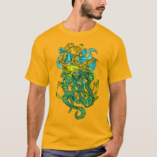 T-shirt Hypnotic Amorphous Phantasmagoric Modern Groovy