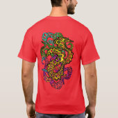 T-shirt Hypnotic Amorphous Phantasmagoric Modern Groovy  (Dos)