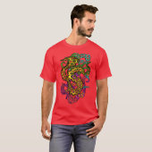 T-shirt Hypnotic Amorphous Phantasmagoric Modern Groovy  (Devant entier)