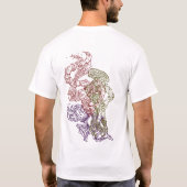 T-shirt Hypnotic Amorphous Phantasmagoric Modern Groovy (Dos)