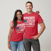 T-SHIRT HYPOCRISIE, MENSONGE ET HAINE LES VALEURS CONSERVA (Unisexe)