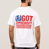 T-shirt Hypocrisie obtenue ? (Dos)