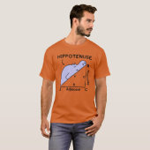 T-shirt Hypoténuse rétro (Devant entier)