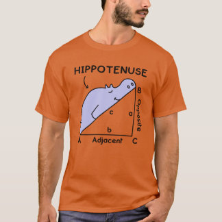 T-shirt Hypoténuse rétro