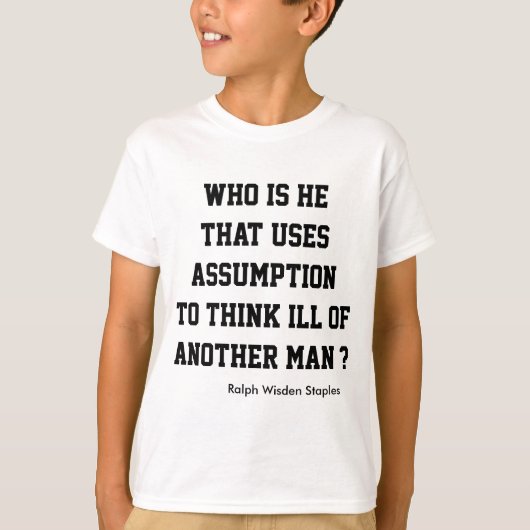 T-shirt Hypothèse (Devant)
