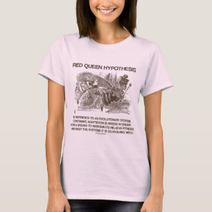T-shirt Hypothèse rouge de la Reine (pays des merveilles