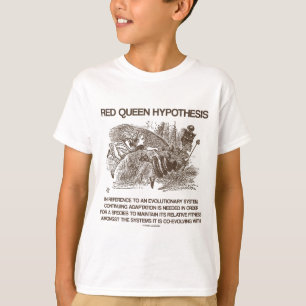 T-shirt Hypothèse rouge de la Reine (pays des merveilles