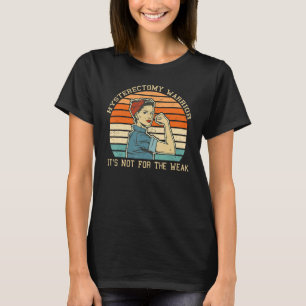 T-shirt Hystérectomie Guerrier Rétro Uterus Élimination Ch
