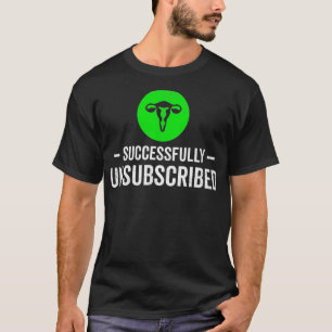 T-shirt Hystérectomie Uterus Suppression Chirurgie Adieu U