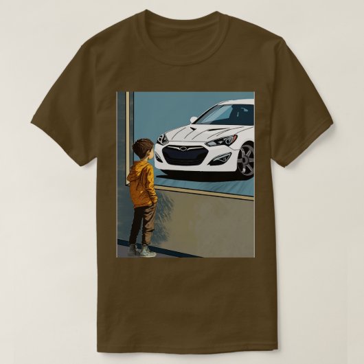 T-shirt Hyundai Genesis Coupe Kids Dreams (Design devant)