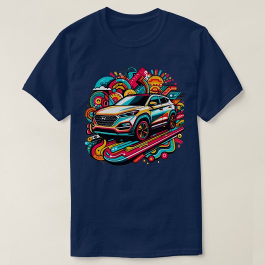 T-shirt Hyundai Tucson 10 (Design devant)