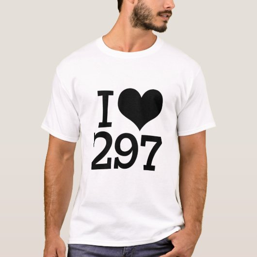 T-shirt I ♥ 297 ! Chemise (Devant)