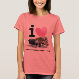 T-shirt I <3 cochons