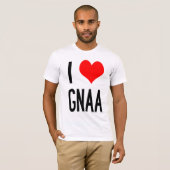 T-SHIRT I <3 GNAA (Devant entier)