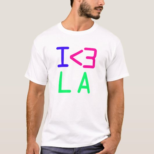 T-SHIRT I <3 LA (Devant)