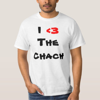 T-shirt I, <3, le Chach