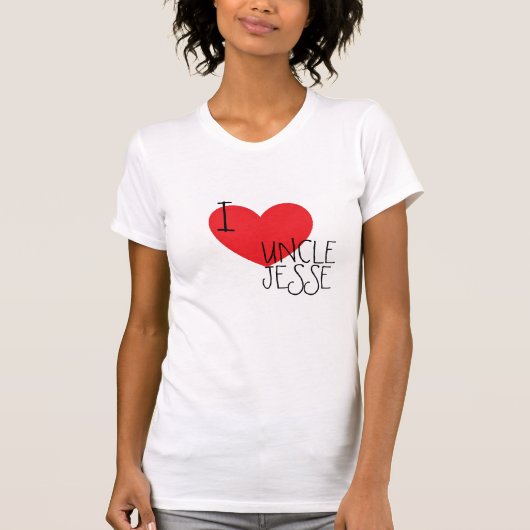 T-shirt I <3 oncle Jesse… pour toujours (Devant)