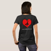 T-shirt I <3 Pole Ladies Veste (Dos entier)