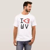 T-SHIRT I <3 WV (Devant entier)