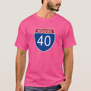 T-shirt I-40 Interstate Road Trip Travel Souvenir - Inters