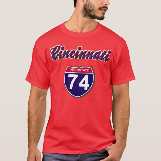 T-shirt I-74 Cincinnati (Devant)