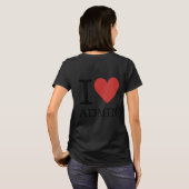 T-shirt I ❤️ Admin pour Employé CUSTOM Femmes (Dos entier)