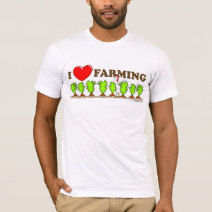 T-shirt I agriculture de coeur