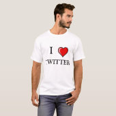 T-SHIRT I, AIME TWITTER (Devant entier)