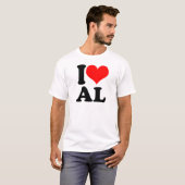 T-shirt I AL de coeur (Devant entier)