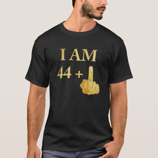 T-shirt I Am 44 Plus 1 Funny 45th Birthday 1975 1976 (Devant)