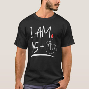 T-shirt I Am 45 Plus 1 Middle Finger pour un 46e anniversa