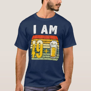 T-shirt I Am 49 Plus Bière 50e Anniversaire