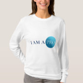 T-shirt I AM A PRO | Empowerment Minimalist (Devant)