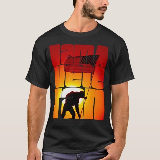 T-shirt I am a Veteran American Military Soldier 4 (Devant)