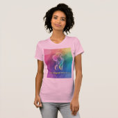 T-shirt I Am Aligned With Love Modern Spiritual Art (Devant entier)