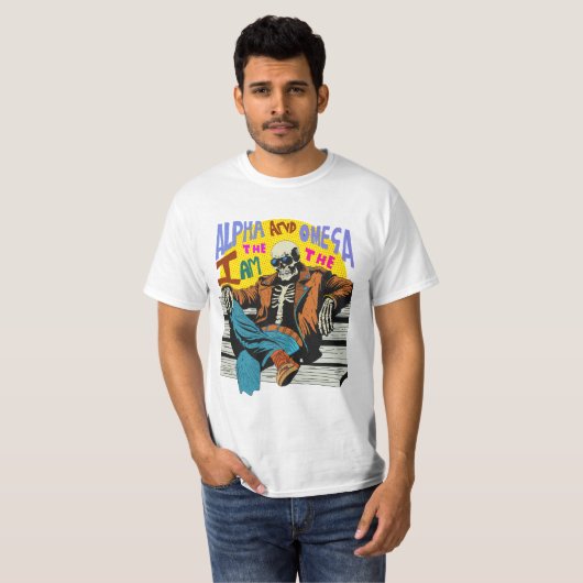 T-shirt I am Alpha and the omega  (Devant entier)