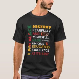 T-shirt I Am Black History 1619 Jundixième