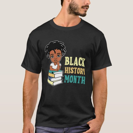 T-shirt I Am Black History African American Black Pride bo (Devant)