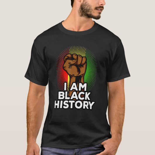 T-shirt I Am Black History, Black History Month Costume (Devant)